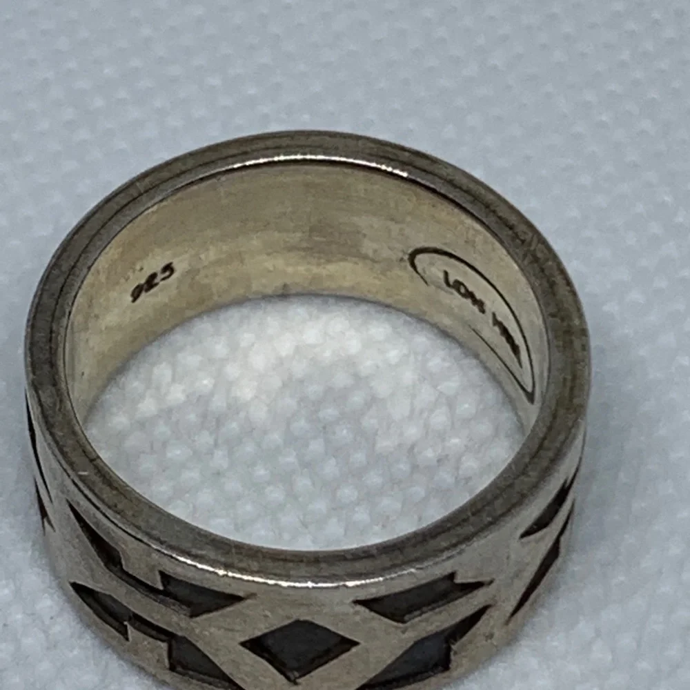 New Lois Hill Men Sterling Silver Ring Size 11